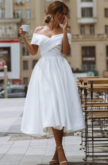 50s retro wedding dress