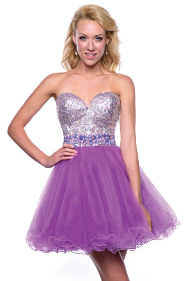 sparkly homecoming dress