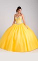 Sweetheart Ball Gown Beaded Quinceanera Dress With Corset Back